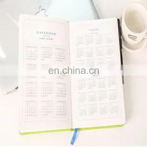2018 Wholesale Customized Colorful Notepad OEM A4/A5/A6 pu Leather Notebook Logo Printing With Elastic Band thumbnail-2