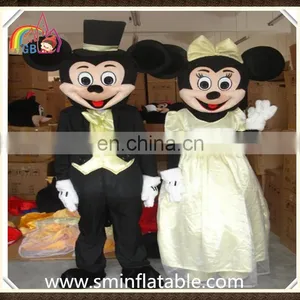 Fashion Mickey&minnie Mascot Costume, Wedding Suit Fancy Dress Costume for Adult thumbnail-1