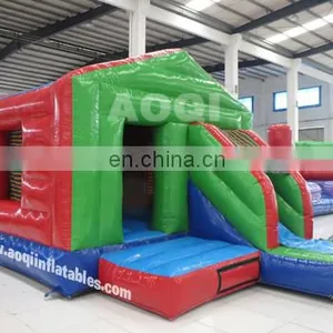 Guangzhou AOQI Different Design Hard-wearing Quality Large Inflatable Cabin Combo thumbnail-1