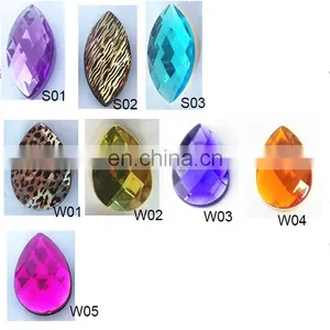 New Design Diamond Sponge Powder Puff Glitter Washable Waterdrop Latex-free Foundation Cosmetic Sponge Powder Puff thumbnail-1