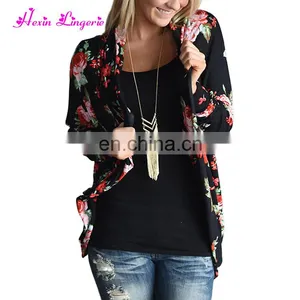 Big Stock Casual Coverup Coat Wholesale Ladies Kimono Ladies Cardigan thumbnail-4