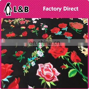 2017 Hot Selling Embroidery Flower Patch Custom Garment Patch thumbnail-1