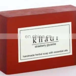 Khadi Natural Herbal Strawberry Soap thumbnail-1
