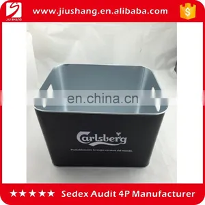 Customized Design Logo Tin Beer Ice Bucket With 10L Capacity thumbnail-1