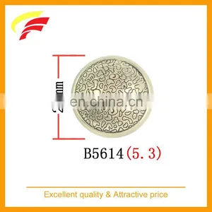 40L 25mm Round Zinc Alloy , Zamak , Metal Hand Sewing Suit Button With Enamel thumbnail-1