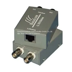 Single Port G.703 E1 Balun Adapter BNC to RJ45 Impedance Converter thumbnail-1