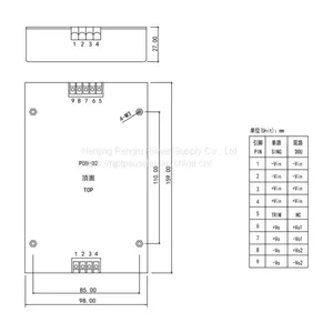 PDB-D2 Series 100-300w Input 24/48/110vdc Output 12/24/48vdc Power Supply Dc/dc Converters thumbnail-2