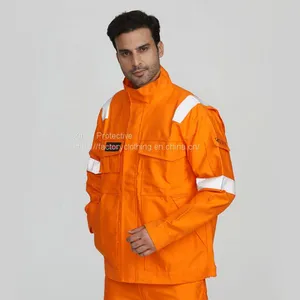 Supply Offshore Anti-Flame Reflective Safety Work Jacket thumbnail-2