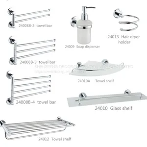 Manufacturer Wholesale Modern Wall-mounted Bathroom Accessories Set thumbnail-4