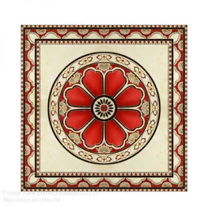 China 1200x1200 Polished Golden Crystal Porcelain Decorative Carpet Floor Tile thumbnail-1