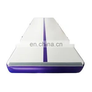 Inflatable Gym Air Track Purple Gymnastics Tumbling Mat With Free Air Pump thumbnail-2