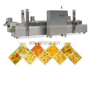 Hot Sale Batch Continuous Snack Food Pellet Cheetos Doritos Automatic Fryer Frying Machine thumbnail-1