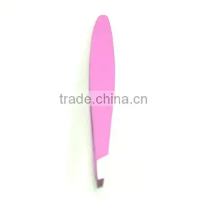 EyeBrow Tweezers, Manicure Instruments, Easy Grip Tweezers HS351 thumbnail-5