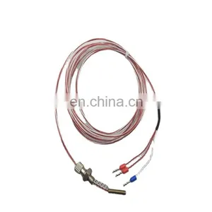 High Quality Products Thermocouple Element in Pt100 Type Temperature Sensor in Probe and Spring Lead thumbnail-1