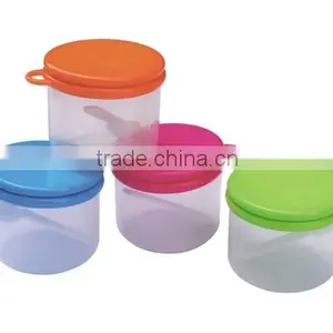 Plastic Canister Set With Spoon thumbnail-1