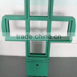 LIYI Optoelectronics WIFI/RF Wireless/Net-RJ45 Interface P16 80x80cm LED Pharmacy Cross for Pharmacy thumbnail-4