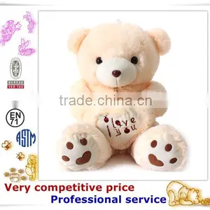 OEM Stuffed Toy,Custom Plush Toys, Bear With Red Heart Toy thumbnail-4