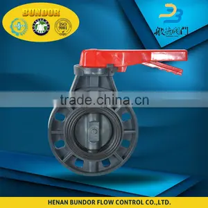 Manual Upvc Wafer Butterfly Valve Dn150 thumbnail-5