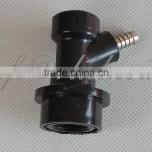 Keg Ball Lock Quick Disconnect Gas Valve With 1/4" Barb Fitting for Beer or Soda Homebrewing thumbnail-2
