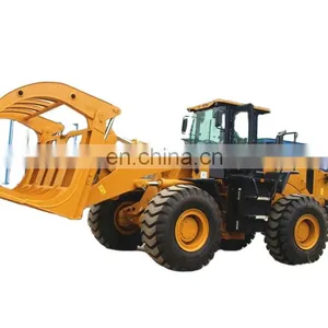 Promotion Heavy Duty 5 TON 655D Sugar Cane Grapple Front Loader Log Wood Grapple Loader With CE thumbnail-1