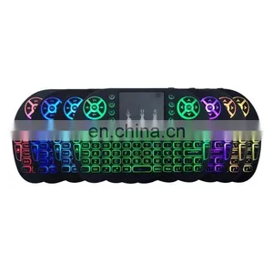 i8 Wireless Keyboard Smart TV BOX Mini Remote Controller i8 Backlight Keyboards Backlit 7 Colors RGB Keyboard i8 for Android TV thumbnail-1