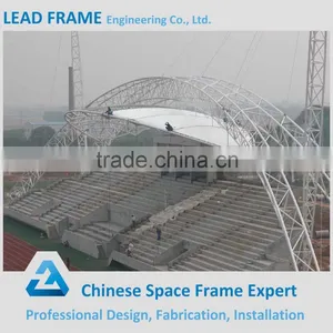 Membrane and Steel Space Frame for Outdoor Bleacher Structure Roof thumbnail-6
