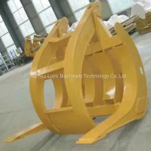 China Wheel Loader Hardwood Log Grab Attachments thumbnail-4