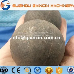 Dia.40mm, 50mm Steel Media Ball, Forged Grinding Ball Media, Steel Grinding Media Mill Balls thumbnail-5