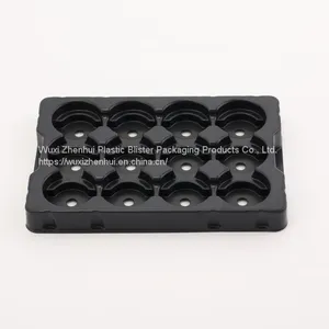 Black ABS Thermoformed Plastic Blister Trays Plastic Packaging Clamshells thumbnail-1