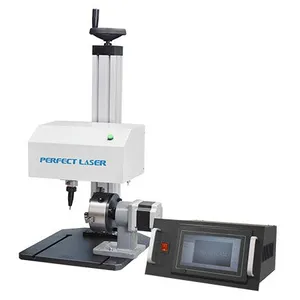 Aluminum Steel Metal Non-metal and Plastic Nameplate SLCD Control Rotary Dot Pneumatic Peen Engraving Machine thumbnail-2