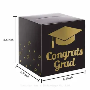 Factory Direct Graduation Card Box - Foldable Cardboard Graduation Card Box, Retailer Ready Supplies thumbnail-1