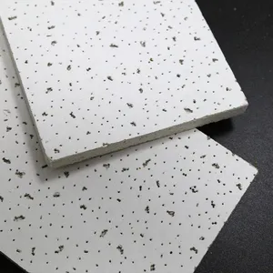 Mineral Fiber Ceiling Tiles Acoustic Ceiling Panels for Office Sound Insulation Decoration Rockwool Ceiling Board Mineral Fiber Ceiling Tile thumbnail-1