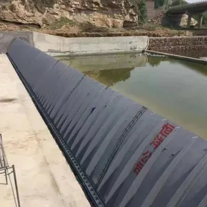 Adjustable Height Air-Shield Water-Retaining Dam - Customizable for Variable Water Levels thumbnail-3
