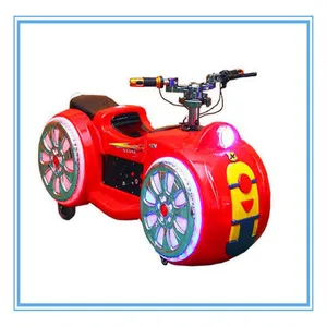 Children's Electric Amusement Cars for Playgrounds, Battery-powered Bumper Cars for Children in Squares, Parent-child Double-seater Timed Glowing Toy Cars thumbnail-5