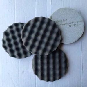 3m 5727 Black Polishing Sponge Ball, 5-inch Wave Polishing Pad thumbnail-1