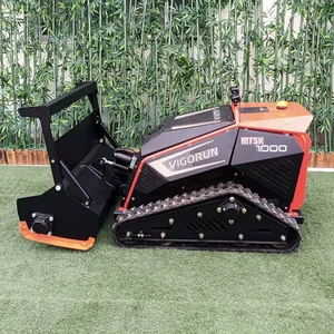 Tracked Gasoline Electric Hybrid Powered for Hills 1000mm Cutting Width Remote Control Forest Mulcher MTSK1000 thumbnail-4