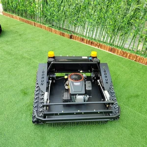 Petrol Time-saving and Labor-saving Rechargeable Battery Support Walking Gasoline RC Controlled Lawn Mower thumbnail-1