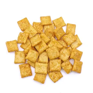 Innovative Non-fried Square Rice Snacks With Sweet Pineapple Teriyaki Seasoning for Private Label OEM Service thumbnail-4