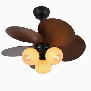 Mid-century Fan Light/2026 New Retro Ceiling Fan Light（Wechat:13510231336） thumbnail-1