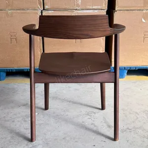 Modern Solid Wood Dining Chair for Villa Living Room Home Bar Apartment Gym Bathroom Workshop-Wedding Events Rental Banquet thumbnail-2
