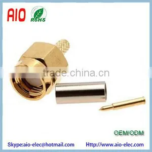 SMA Male 50ohm-1.5 RF Antenna Connector For RG174 RG316 LMR100 Cable thumbnail-2