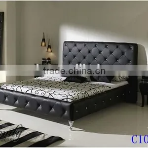 2015 Factory Hotel Leather Bed(H-003) thumbnail-1