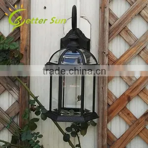 Aluminum Lantern Outdoor Solar Wall Light 110V/Exterior Lighting Fixture thumbnail-6