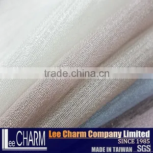 Polyester Nylon Slub Organza Tulle Fabric thumbnail-5