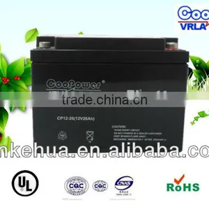 AGM Sealed Lead Acid Battery /VRLA Battery/UPS Battery/Solar Power Battery/12V26AH Rechargeable Battery thumbnail-1