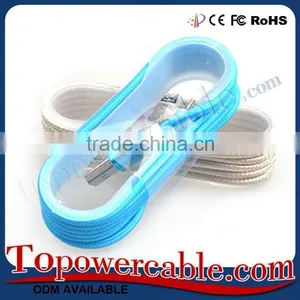 Colorful Nylon Braid Micro Usb 2.0 Data Cable Usb Port Data Transfer Cable For Computer For Lg K7 For Sony Phone thumbnail-5