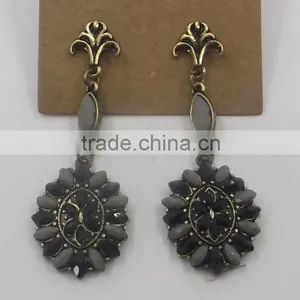Earring Stud Stone Earring Stud Colorful Erring Stud thumbnail-1