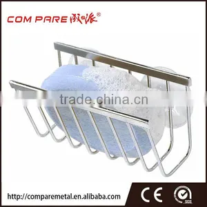 Chrome Finished Soap Dish Holder With Suction Cup,bathroom Rack thumbnail-1