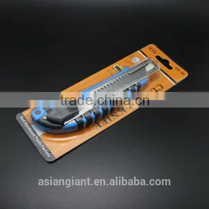 2016 Popular Cutter Knife 18mm Utility Knife Pocket Plastic Steel Utility Knife thumbnail-5