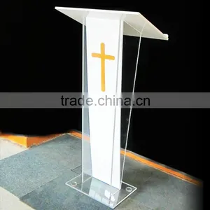 High-grade Clear Plexiglass Acrylic Church Pulpit Supplier's Choice thumbnail-4